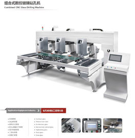 Κίνα CNC πορτών ντους μηχανή διατρήσεων γυαλιού τρία κεφάλια 412mm πάχος γυαλιού προμηθευτής