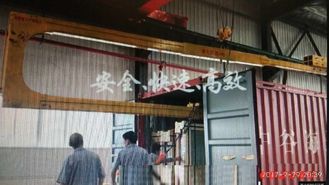 Κίνα Γερανός μορφής του U ανυψωτικού εξοπλισμού γυαλιού φόρτωσης &amp; εκφόρτωσης συσκευασίας για τα εμπορευματοκιβώτια προμηθευτής