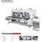 CNC πορτών ντους μηχανή διατρήσεων γυαλιού τρία κεφάλια 412mm πάχος γυαλιού προμηθευτής