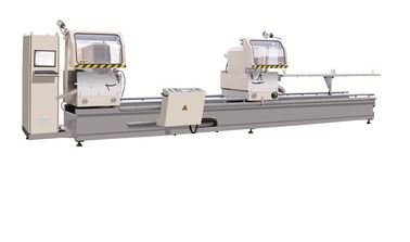 CNC μηχανημάτων παραθύρων Upvc το διπλάσιο κοπτών συνδέει λοξά το πριόνι 10~300mm τέμνον ύψος προμηθευτής