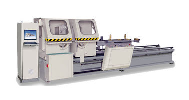 CNC διπλό επικεφαλής πριόνι κοπής για το σχεδιάγραμμα τοίχων αργιλίου, PVC και κουρτινών προμηθευτής